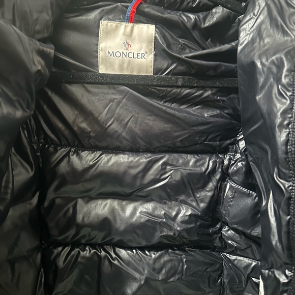 Kids black authentic Moncler Coat - Picture 5 of 7